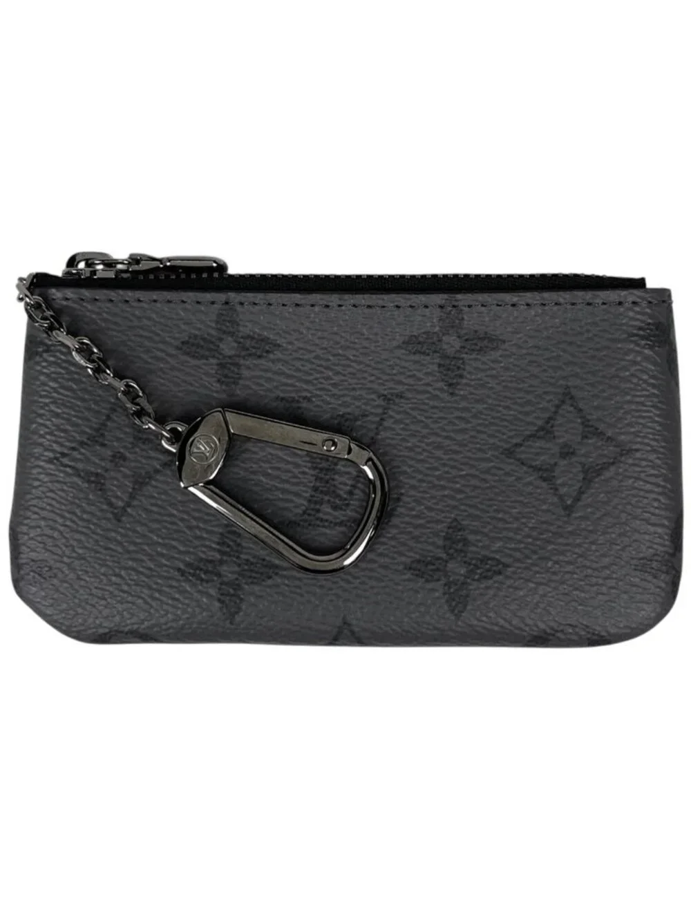 Louis Vuitton Card & Key Case Pochette Cles Coin Monogram Eclipse Reverse Noir